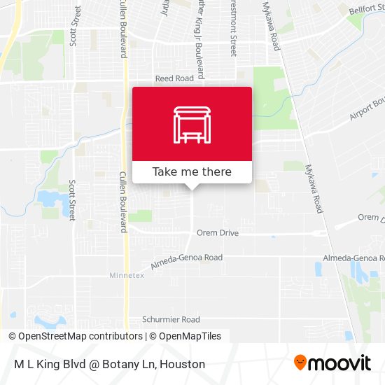 M L King Blvd @ Botany Ln map