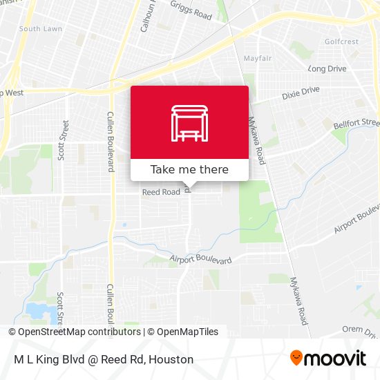 M L King Blvd @ Reed Rd map
