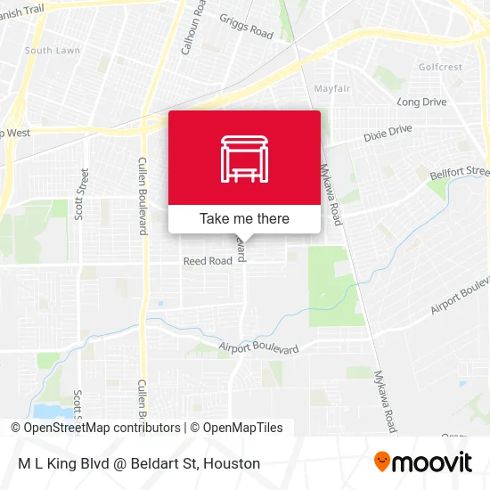 M L King Blvd @ Beldart St map