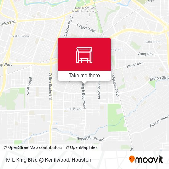 M L King Blvd @ Kenilwood map