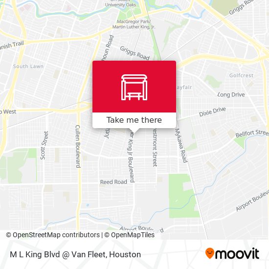 M L King Blvd @ Van Fleet map