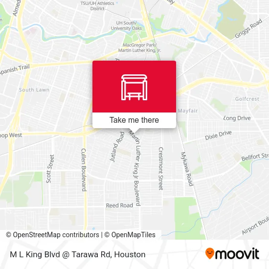 M L King Blvd @ Tarawa Rd map