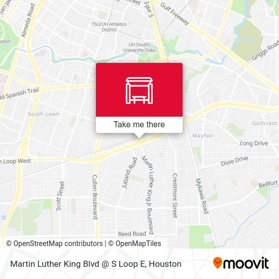 Martin Luther King Blvd @ S Loop E map
