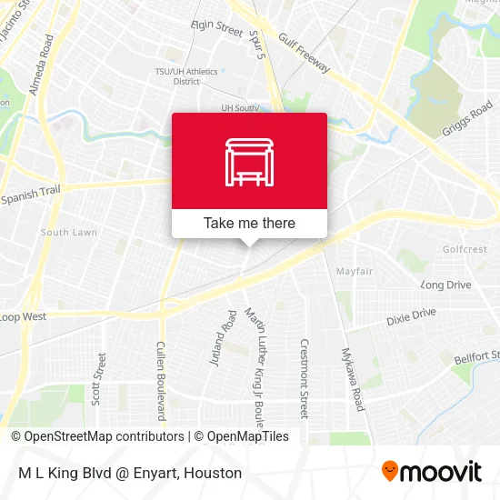 M L King Blvd @ Enyart map