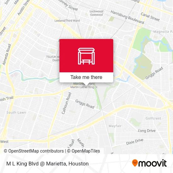 M L King Blvd @ Marietta map