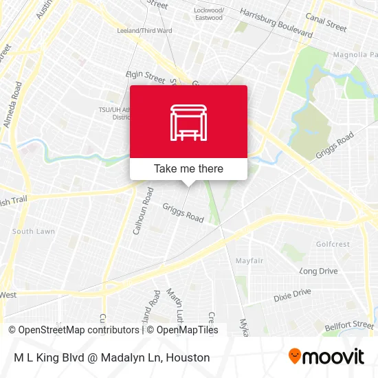M L King Blvd @ Madalyn Ln map