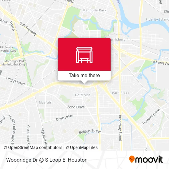 Woodridge Dr @ S Loop E map
