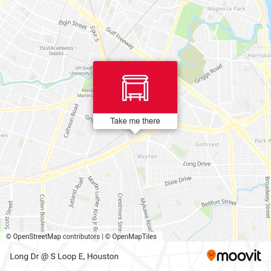 Long Dr @ S Loop E map