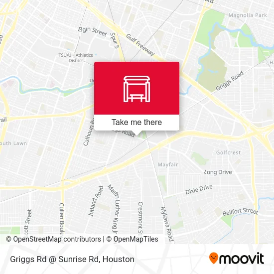 Griggs Rd @ Sunrise Rd map