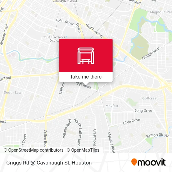 Griggs Rd @ Cavanaugh St map