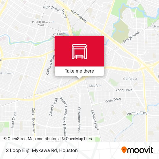 S Loop E @ Mykawa Rd map