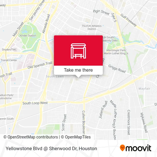 Mapa de Yellowstone Blvd @ Sherwood Dr