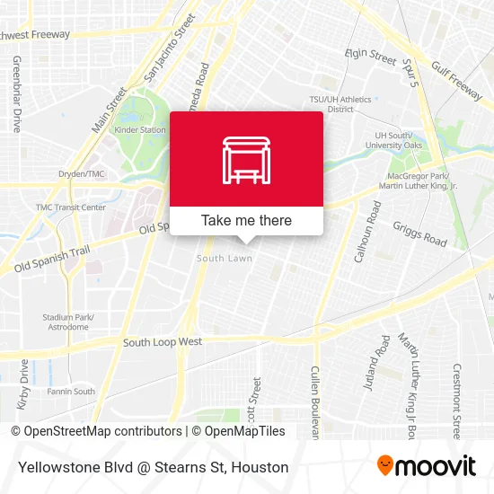 Mapa de Yellowstone Blvd @ Stearns St