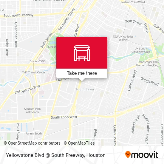Mapa de Yellowstone Blvd @ South Freeway