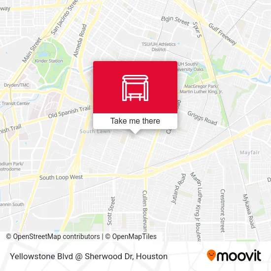 Mapa de Yellowstone Blvd @ Sherwood Dr