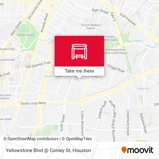 Yellowstone Blvd @ Conley St map