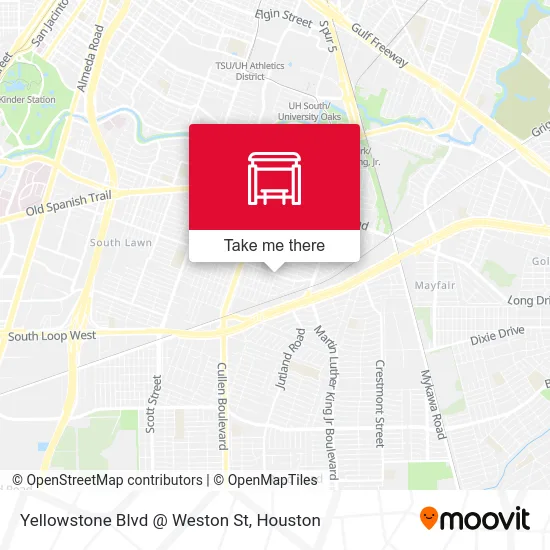 Mapa de Yellowstone Blvd @ Weston St