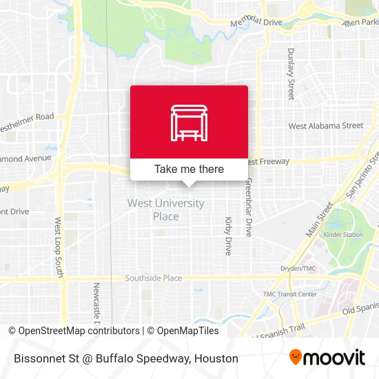 Mapa de Bissonnet St @ Buffalo Speedway