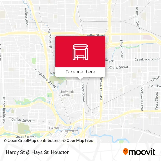 Hardy St @ Hays St map