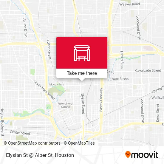 Elysian St @ Alber St map