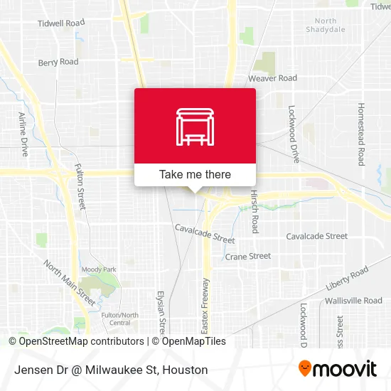 Jensen Dr @ Milwaukee St map