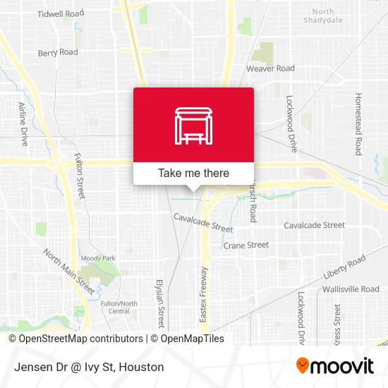 Jensen Dr @ Ivy St map