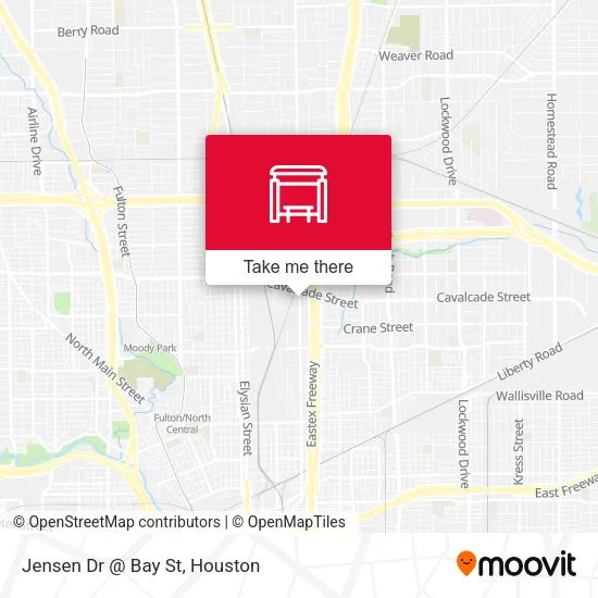 Jensen Dr @ Bay St map