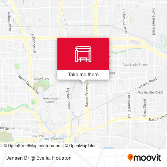 Jensen Dr @ Evella map