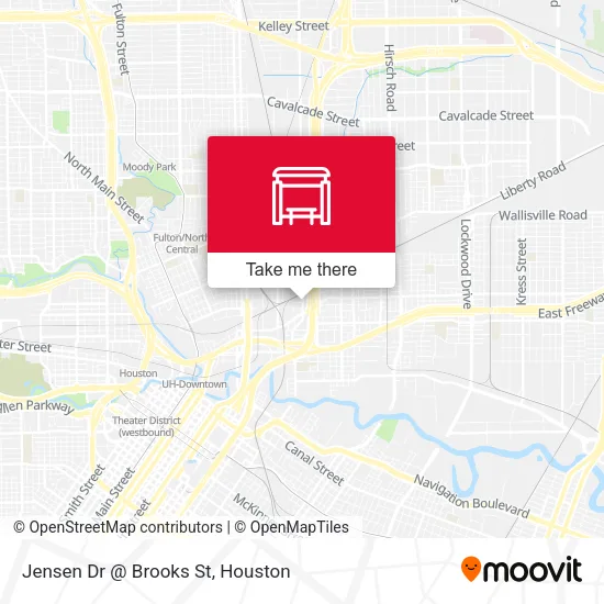 Jensen Dr @ Brooks St map