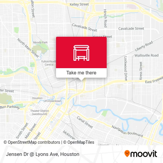 Jensen Dr @ Lyons Ave map