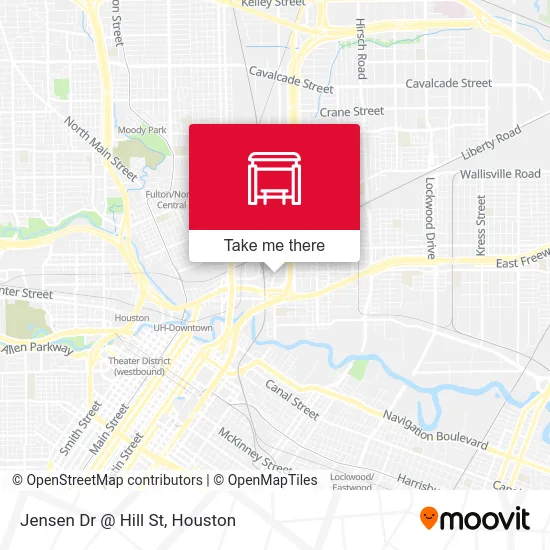 Jensen Dr @ Hill St map