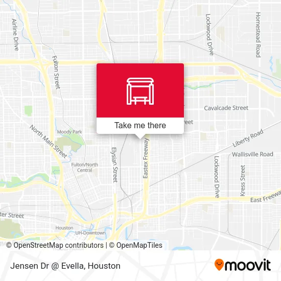 Jensen Dr @ Evella map