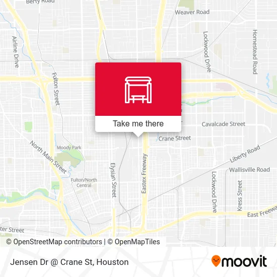 Jensen Dr @ Crane St map