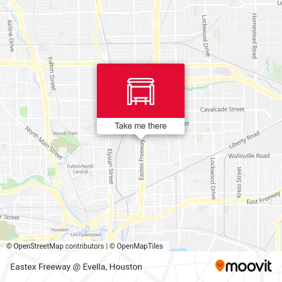 Mapa de Eastex Freeway   @ Evella