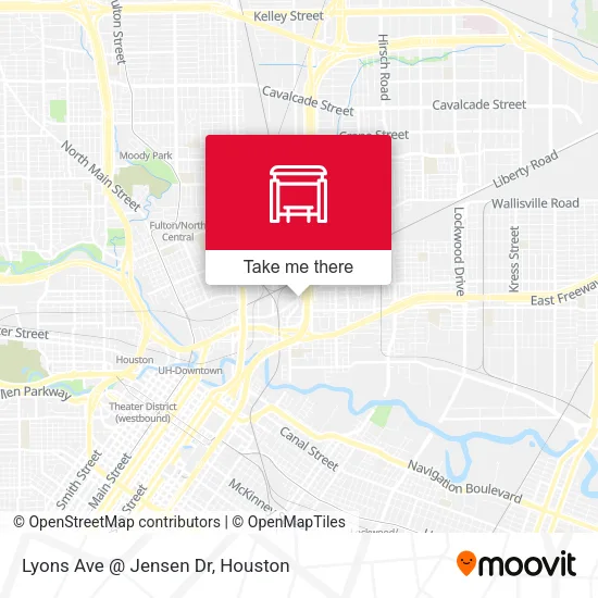 Lyons Ave @ Jensen Dr map