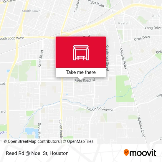 Reed Rd @ Noel St map