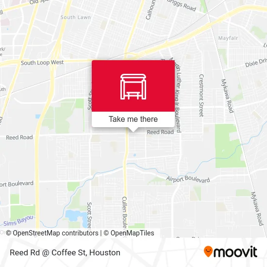 Reed Rd @ Coffee St map