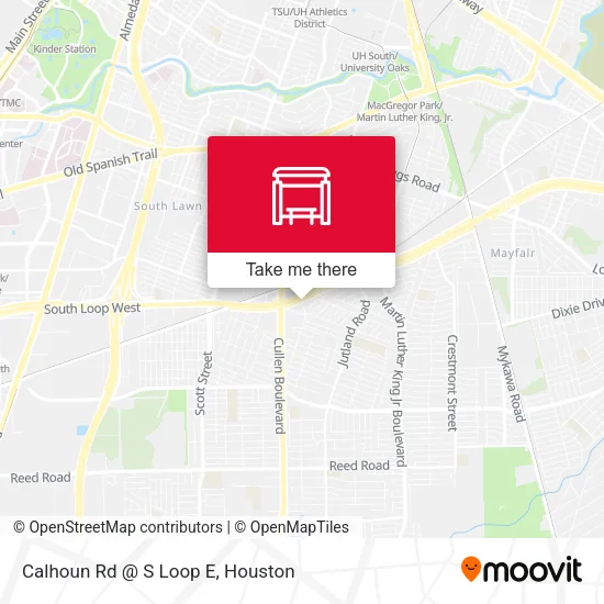 Mapa de Calhoun Rd @ S Loop E
