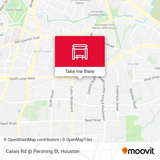 Mapa de Calais Rd @ Pershing St
