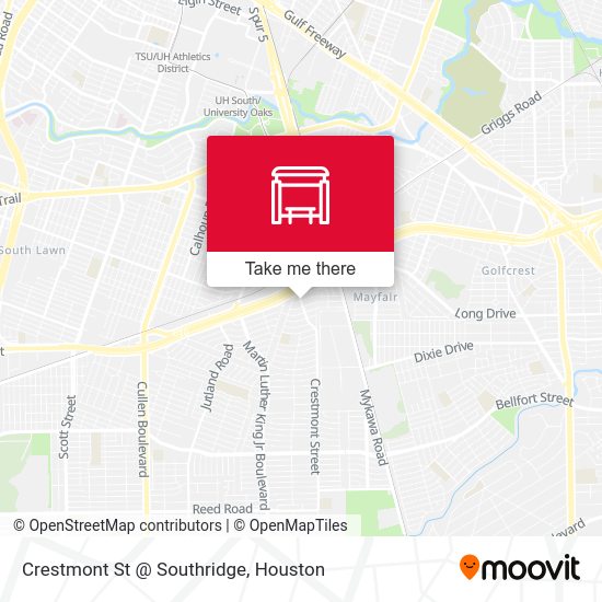 Crestmont St @ Southridge map
