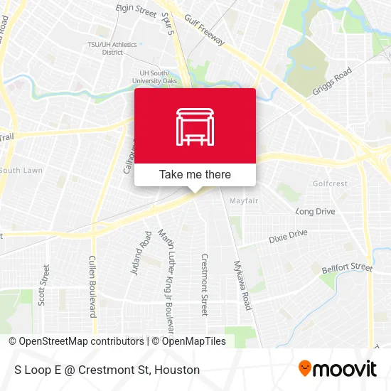 Mapa de S Loop E @ Crestmont St