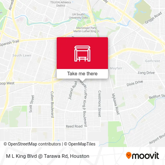 M L King Blvd @ Tarawa Rd map