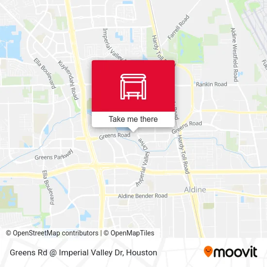 Greens Rd @ Imperial Valley Dr map