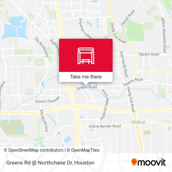 Mapa de Greens Rd @ Northchase Dr