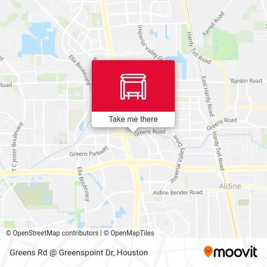 Mapa de Greens Rd @ Greenspoint Dr
