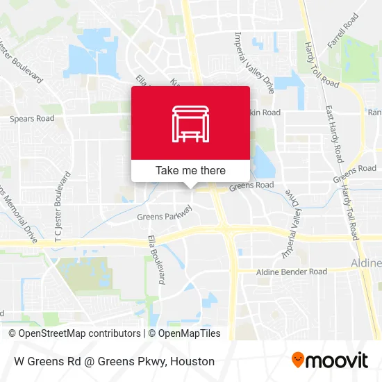 W Greens Rd @ Greens Pkwy map