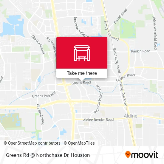Mapa de Greens Rd @ Northchase Dr