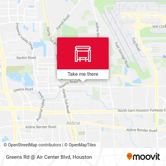 Greens Rd @ Air Center Blvd map