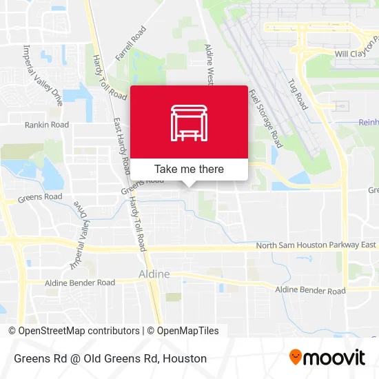 Greens Rd @ Old Greens Rd map