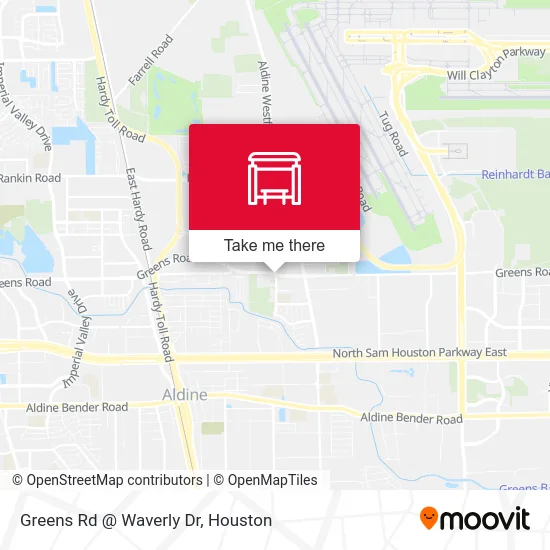 Greens Rd @ Waverly Dr map